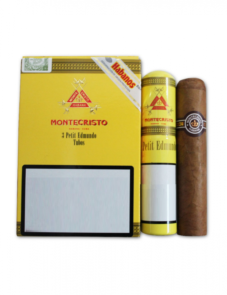 Trabucuri Montecristo Edmundo tubos (pachet 3, pachet (3 buc)) Trabucuri Montecristo Edmundo tubos (pachet 3, pachet (3 buc))