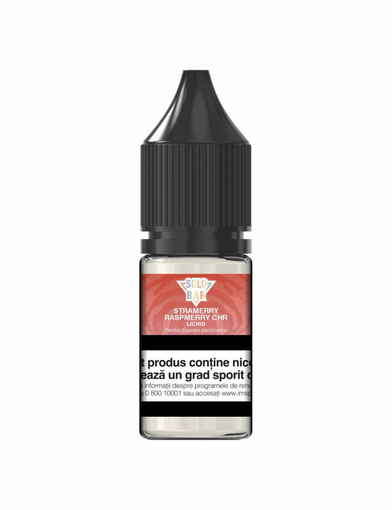 SOLOBAR E-Liguid 10ml Strawberry Raspberry Cherry