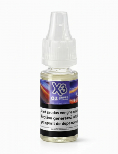 X3 E-Liquid 10 ml. Grapefruit Blueberry #3