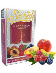 Tutun p-u narghilea SERBETLI 50GR RASBERRY PEACH BLUBERRY