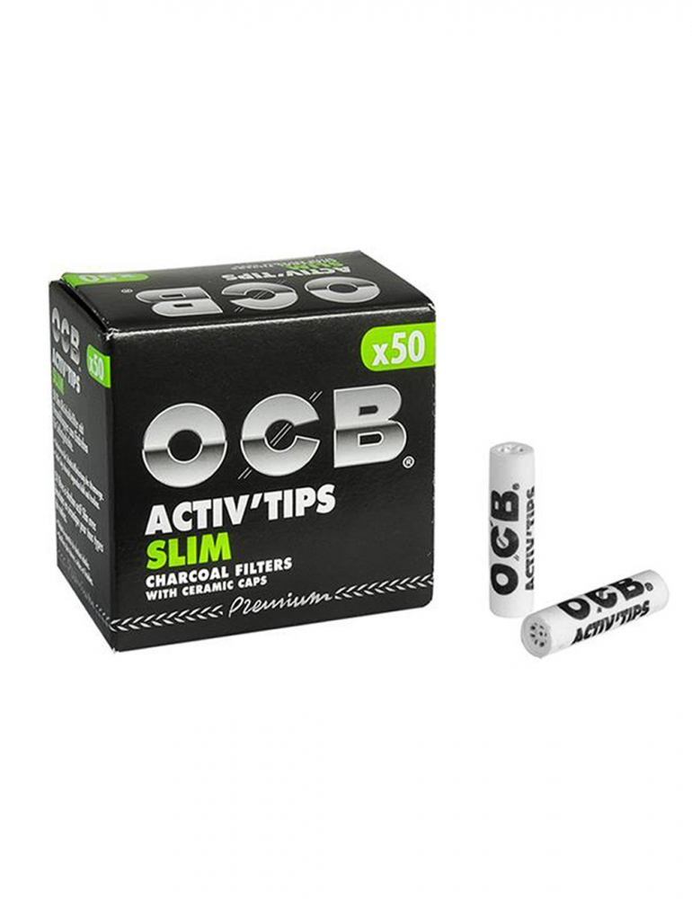 ������� OCB SLIM CHARCOAL PREMIUM (pachet 50buc)