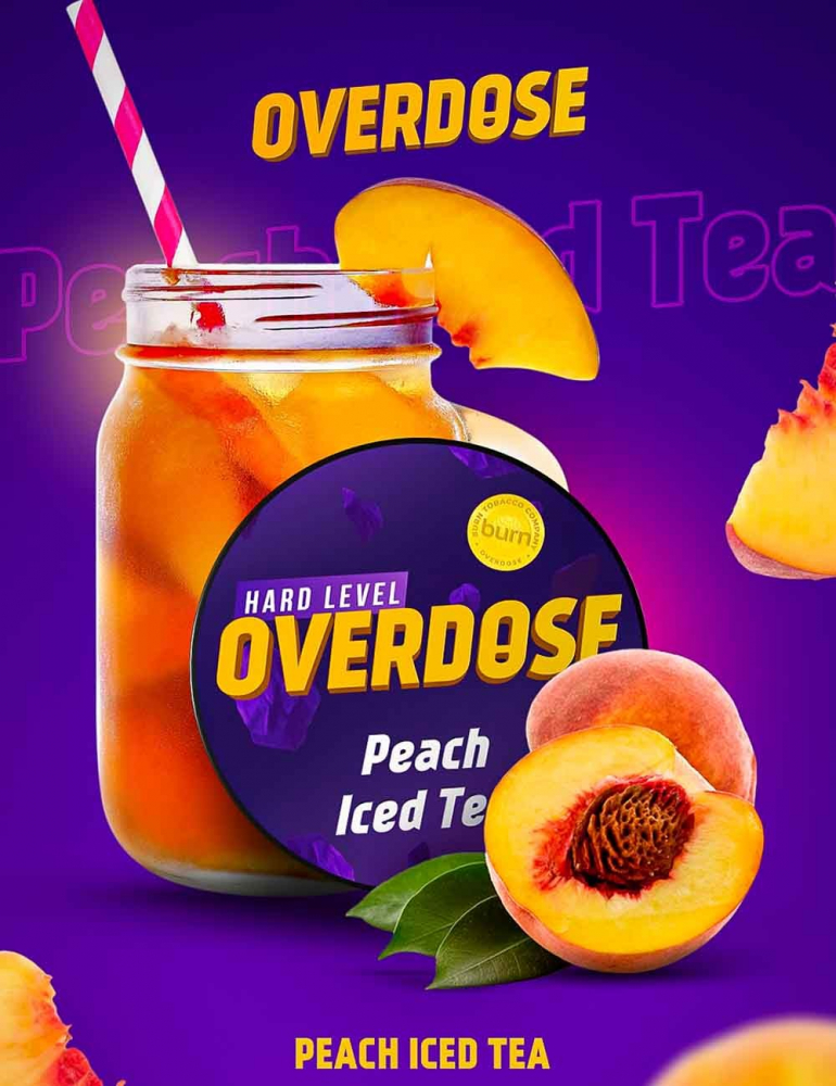 Overdose Peach Iced Tea 100 gr., , buc Overdose Peach Iced Tea 100 gr., , buc