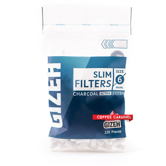 ФИЛЬТРА GIZEH 6MM BLUE Charcoal ФИЛЬТРА GIZEH 6MM BLUE Charcoal
