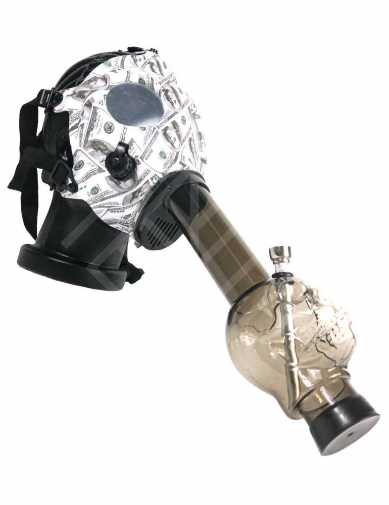 Amsterdam Dollar Gas Bong Mask Amsterdam Dollar Gas Bong Mask