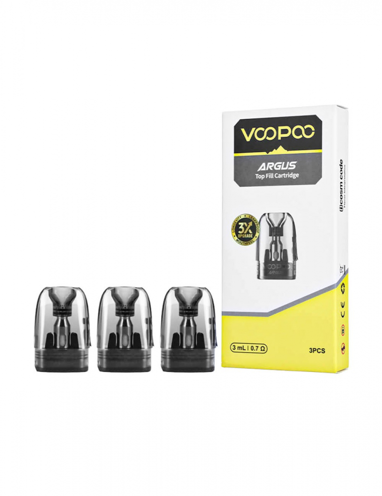 CARTRIGE VOOPOO Argus Top Fill (0.7 om, 3 ml) 3 Buc/Pachet CARTRIGE VOOPOO Argus Top Fill (0.7 om, 3 ml) 3 Buc/Pachet