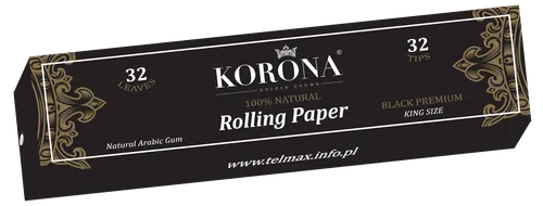 Rolling papier 32 black premium + 32 tips Rolling papier 32 black premium + 32 tips