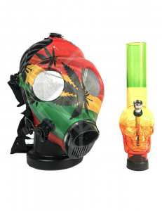AMSTERDAM RASTA GAS BONG MASK