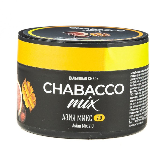CHABACCO MIX 2.0 ASIAN MIX (Asin MX ) №1 40g CHABACCO MIX 2.0 ASIAN MIX (Asin MX ) №1 40g