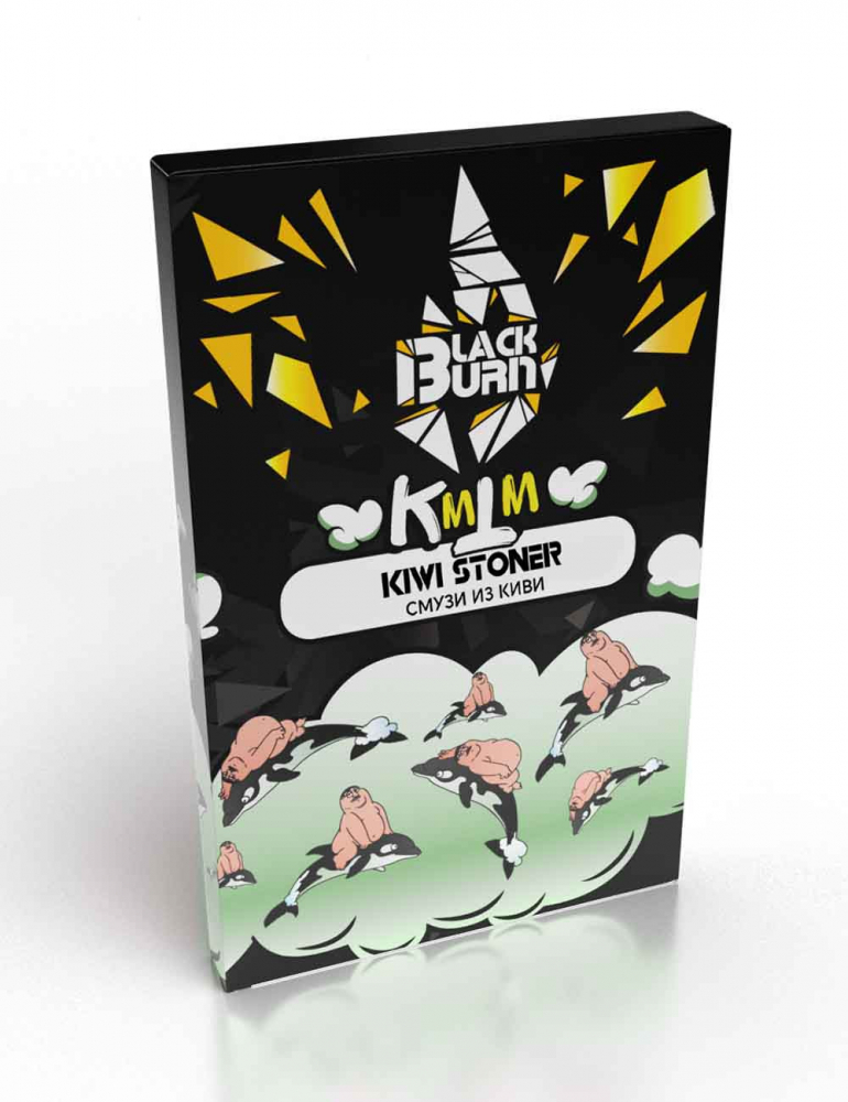 Tutun p-u narghilea Black Burn Kiwi Stoner 100 gr. Tutun p-u narghilea Black Burn Kiwi Stoner 100 gr.
