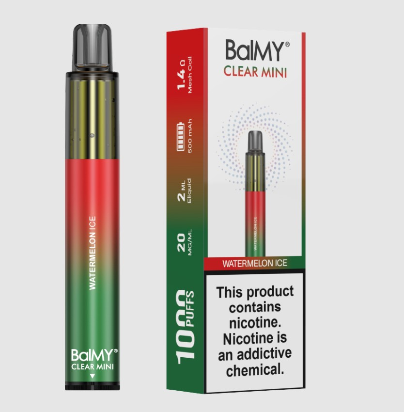 BALMY CLEAR MINI 1000 (WATERMELON ICE) BALMY CLEAR MINI 1000 (WATERMELON ICE)