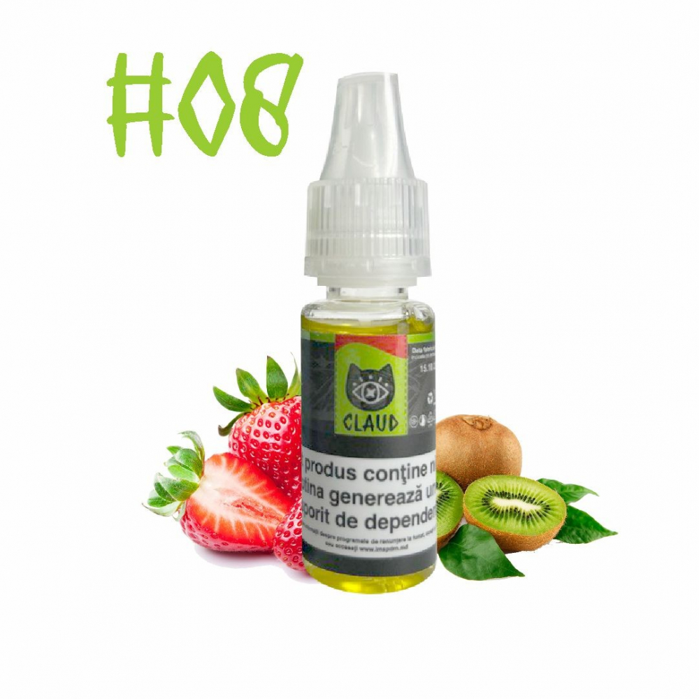 E-Liquid CLAUD 10ml. Strawberry Kiwi # 8 E-Liquid CLAUD 10ml. Strawberry Kiwi # 8