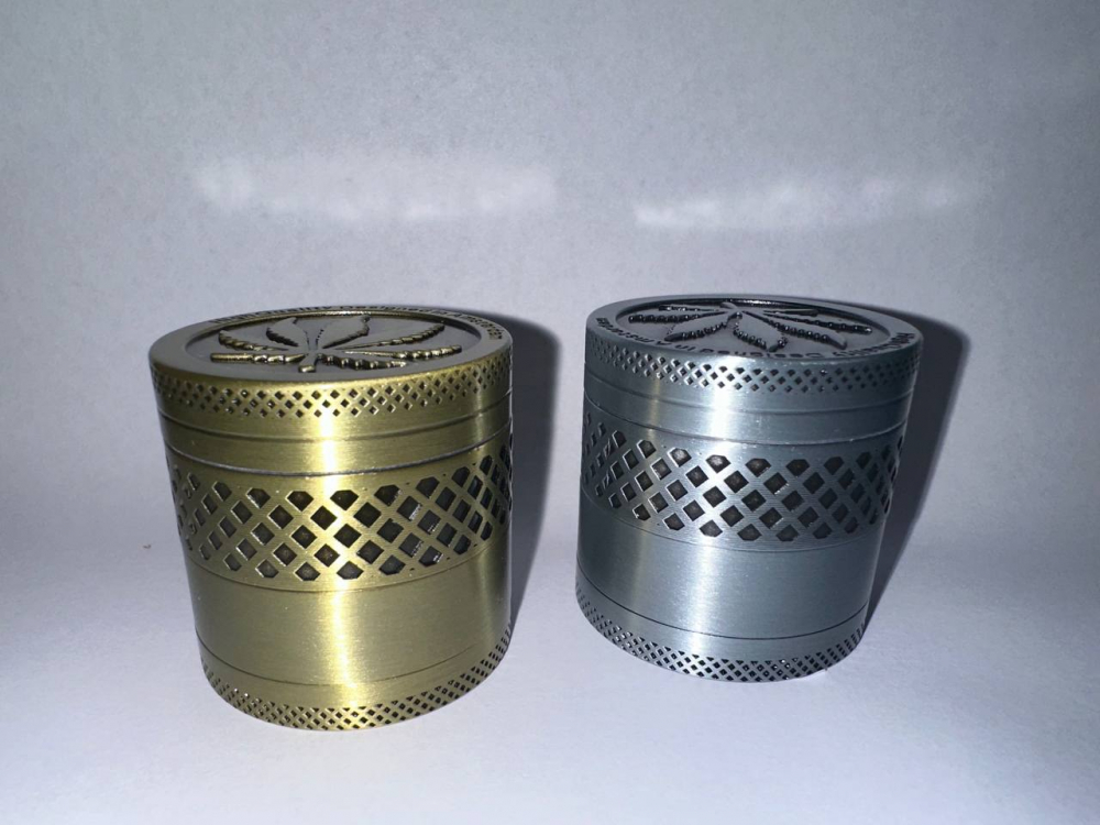 Grinder Atomic metal Parts Silver Brass