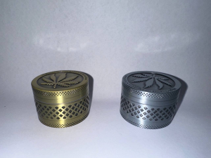Grinder Atomic metal Parts Silver Brass