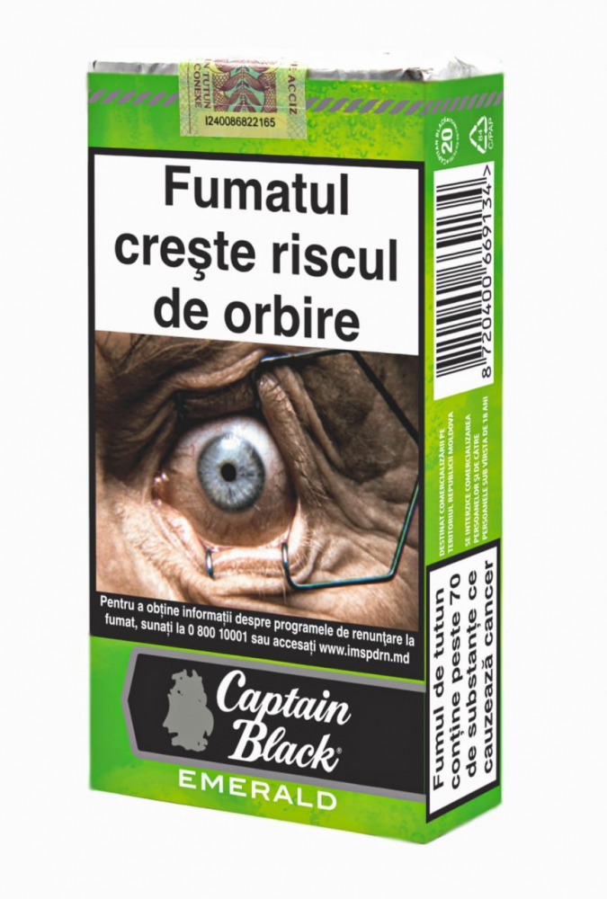 Tigari de foi Captain Black EMERALD Tigari de foi Captain Black EMERALD