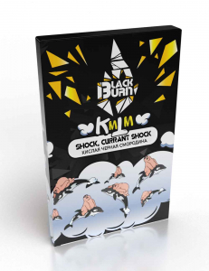 Tutun p-u narghilea Black Burn Shock,Kurant Shok 100 gr.