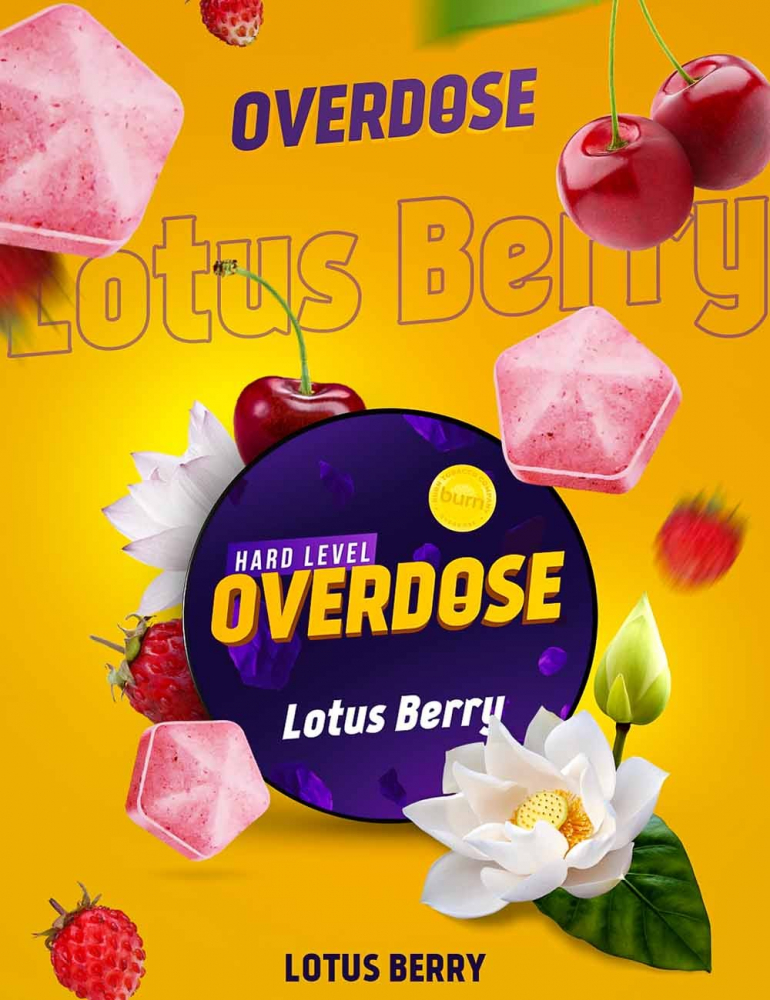 Overdose Lotus Berry 100 gr., , buc Overdose Lotus Berry 100 gr., , buc