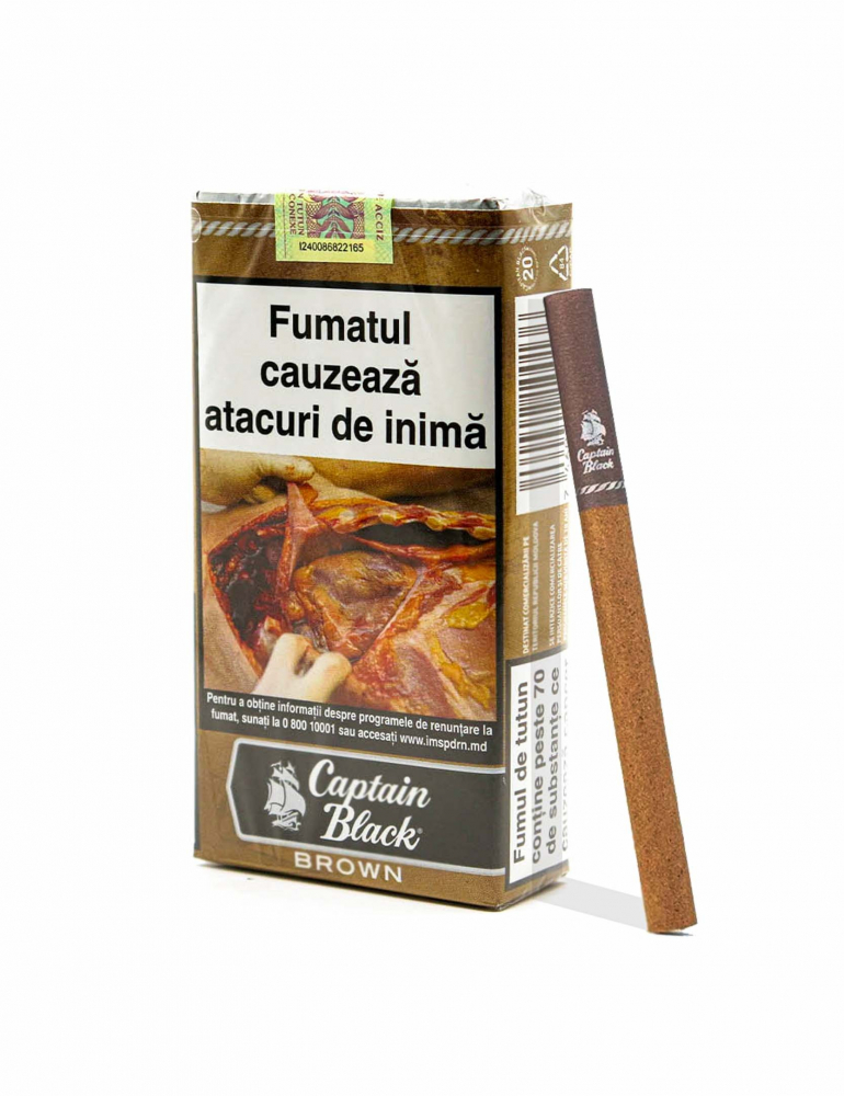 Tigari de foi Captain Black Little Cigars Brown Tigari de foi Captain Black Little Cigars Brown
