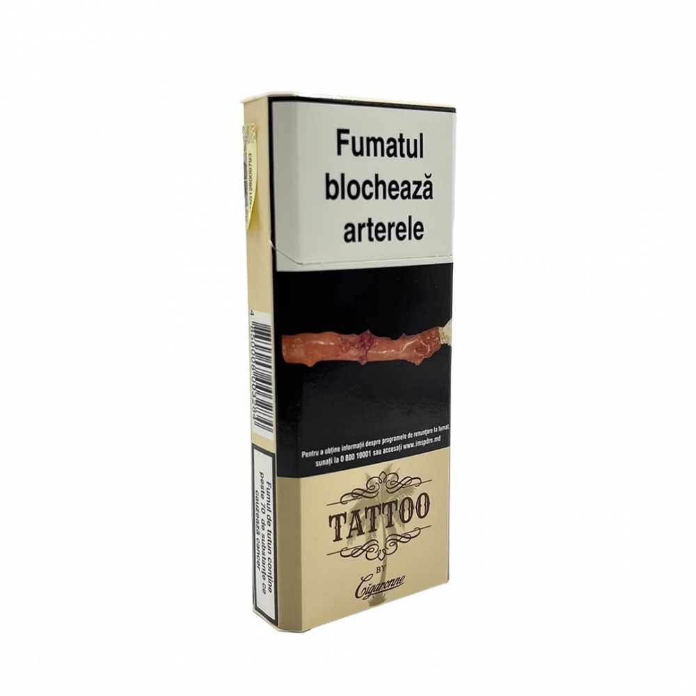 Tigari de foi Tattoo Super Slim Beige(Vanilla) Tigari de foi Tattoo Super Slim Beige(Vanilla)
