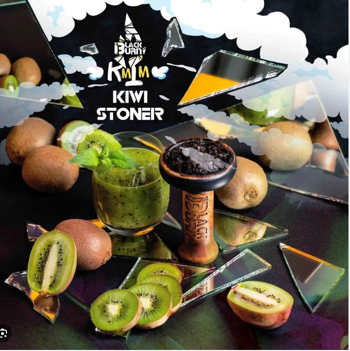 Tutun p-u narghilea Black Burn Kiwi Stoner 30 gr.