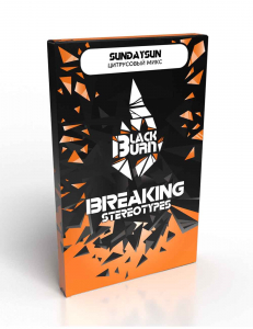 Tutun p-u narghilea Black Burn Sundaysun 100 gr.