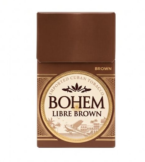Tigari de foi Bohem Libre Brown (Chocolate) Tigari de foi Bohem Libre Brown (Chocolate)