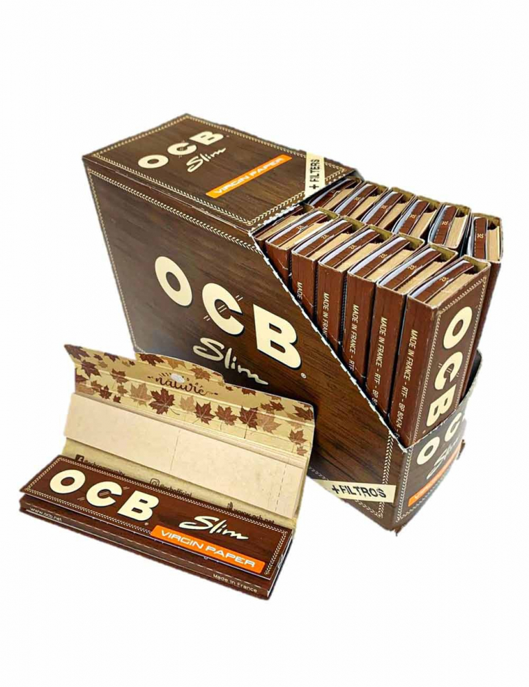 Бумага OCB VIRGIN SLIM X-LONG + TIPS (бумага+TIPS) Бумага OCB VIRGIN SLIM X-LONG + TIPS (бумага+TIPS)