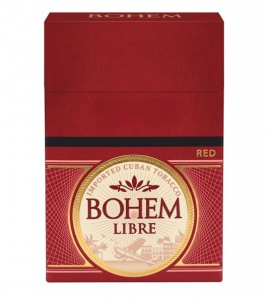 Tigari de foi BOHEM LIBRE RED (Cherry)