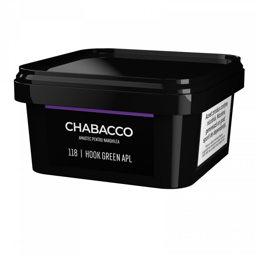 CHABACCO Hook Green Apple (Green Apl) №118 200 gr CHABACCO Hook Green Apple (Green Apl) №118 200 gr