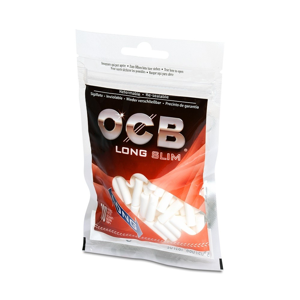 Фильтры OCB LONG SLIM (пакет 100шт) Фильтры OCB LONG SLIM (пакет 100шт)